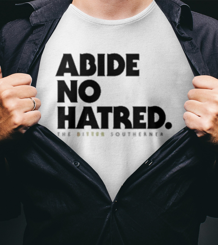 Abide No Hatred Top Button Souvenir T-Shirt
