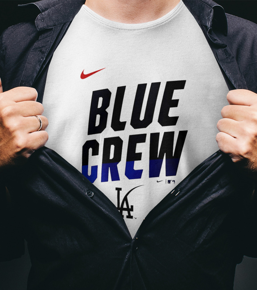 Nike Blue Crew Los Angeles Dodgers LA T-Shirt