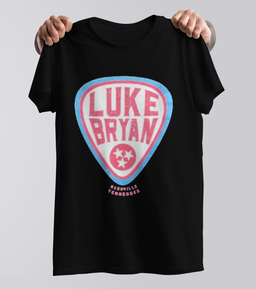 Luke Bryan Nashville Tennessee Pick Three Stars T-Shirt