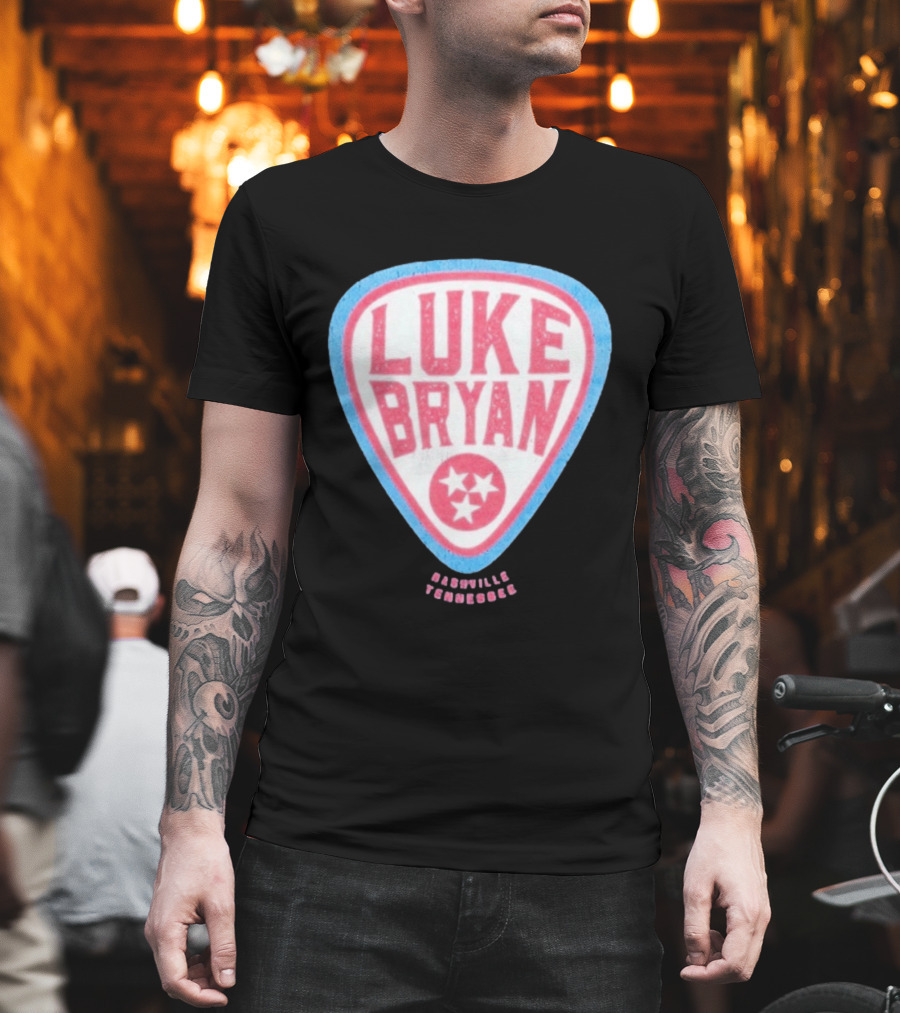 Luke Bryan Nashville Tennessee Pick Three Stars T-Shirt