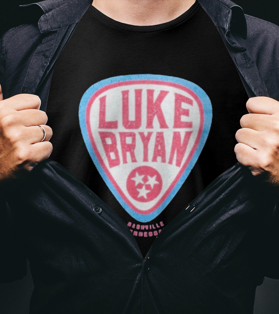 Luke Bryan Nashville Tennessee Pick Three Stars T-Shirt