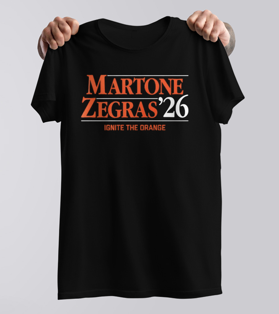 Martone Zegras '26 Ignite The Orange Philadelphia Flyers Hockey T-Shirt