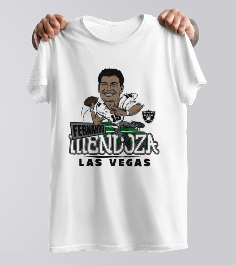 Las Vegas Raiders Fernando Mendoza Football Player T-Shirt