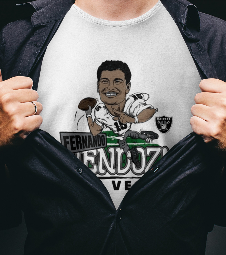 Las Vegas Raiders Fernando Mendoza Football Player T-Shirt