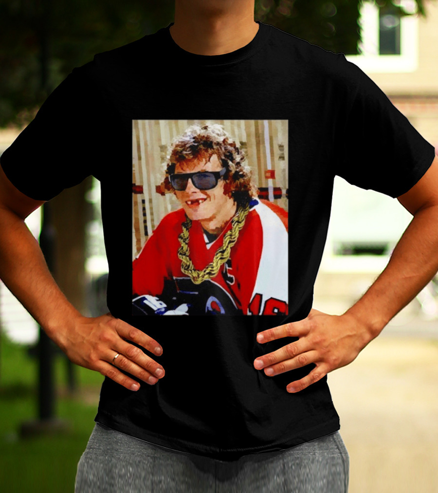 Philadelphia Flyers Bobby Clarke Retro Style Smile Iconic 1970s Nostalgia T-Shirt