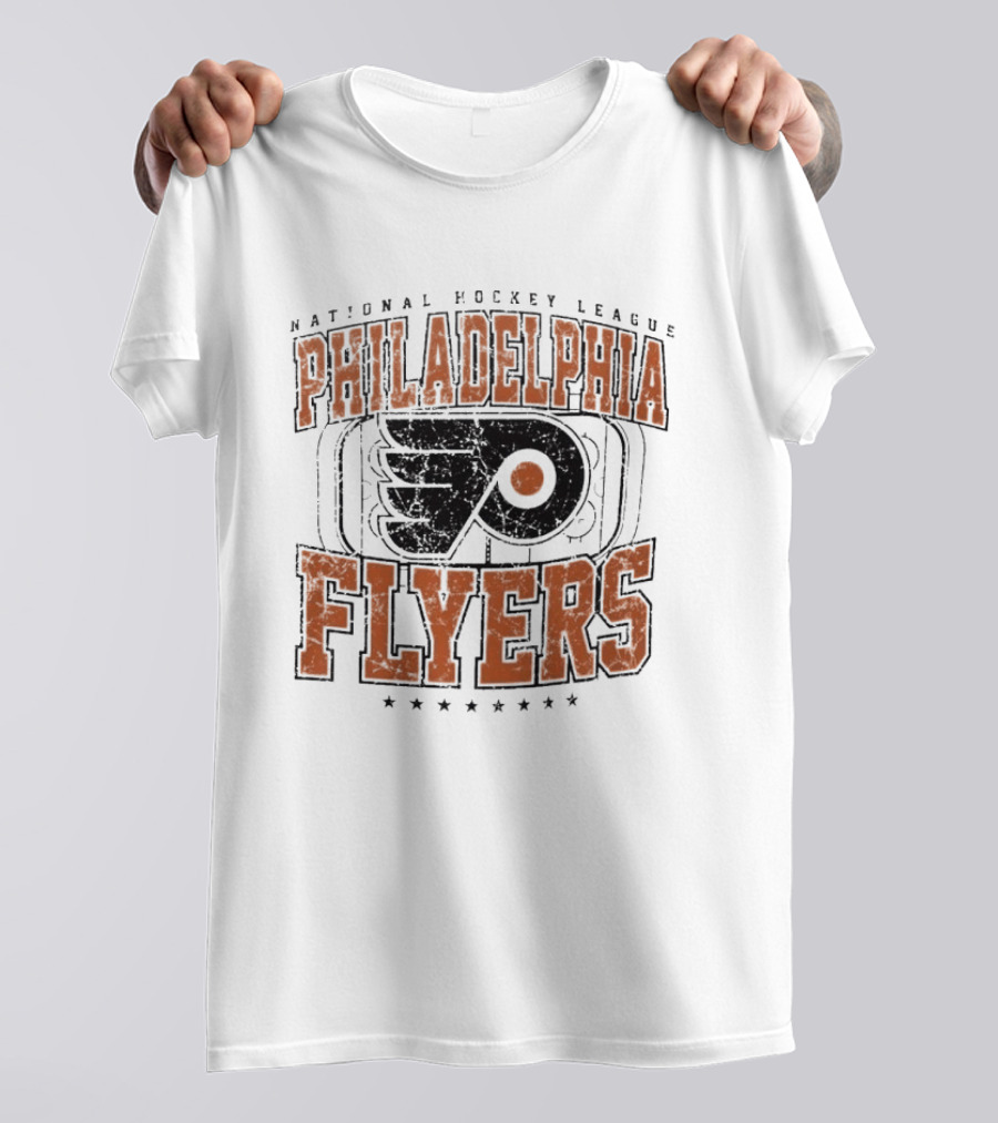 National Hockey League Philadelphia Flyers Distressed Rink T-Shirt
