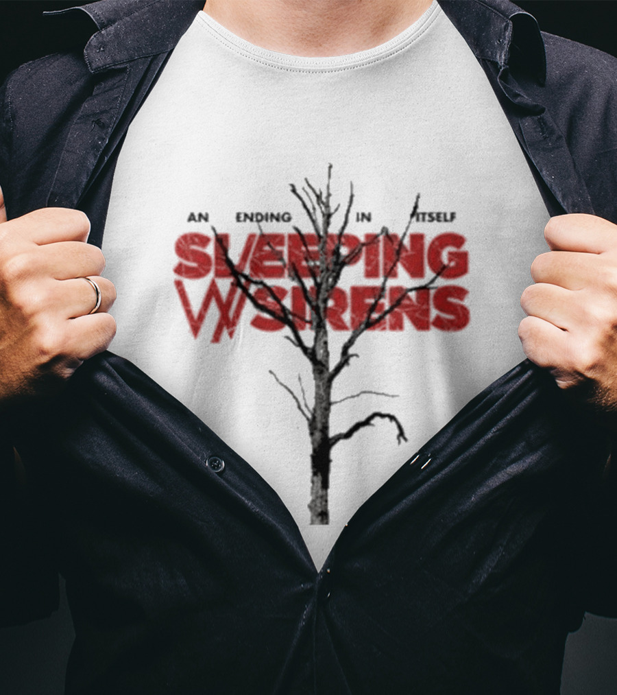 An Ending In Noise Sleeping Visions Sirens Dead Tree T-Shirt