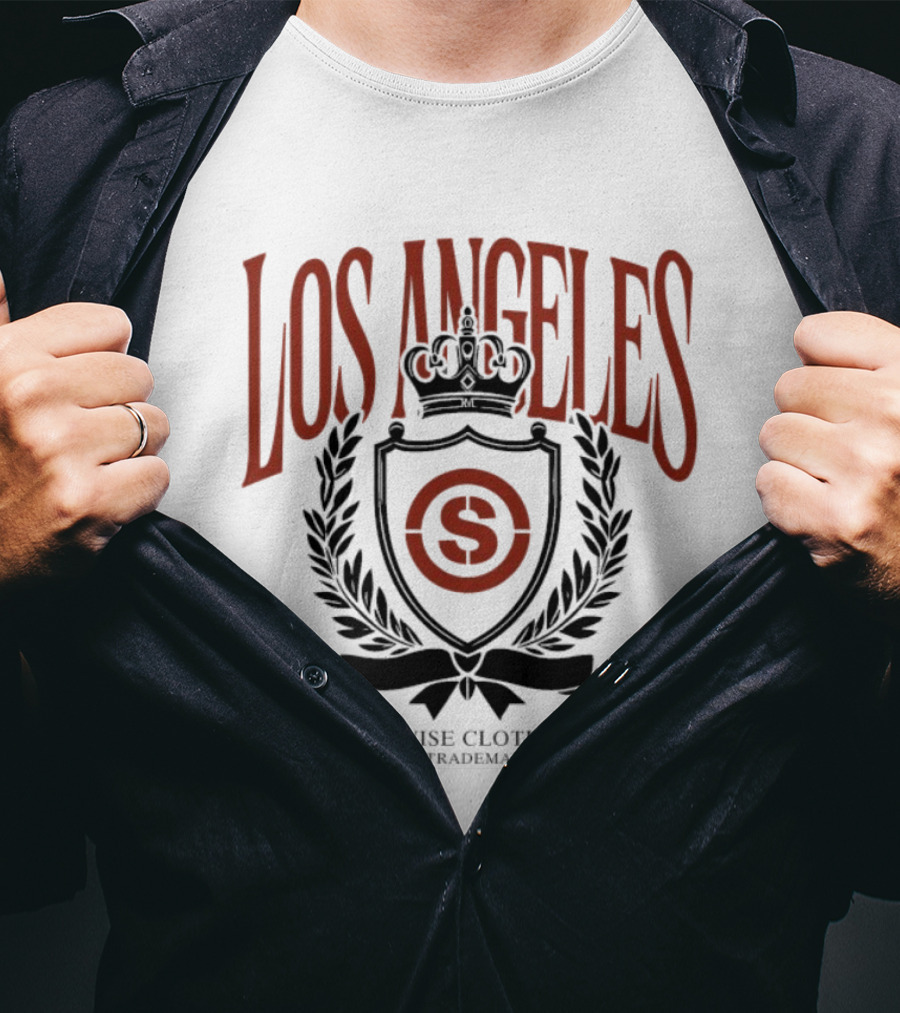Los Angeles Streetwise Clothing Co Registered Trademark City Crest Since 2003 T-Shirt