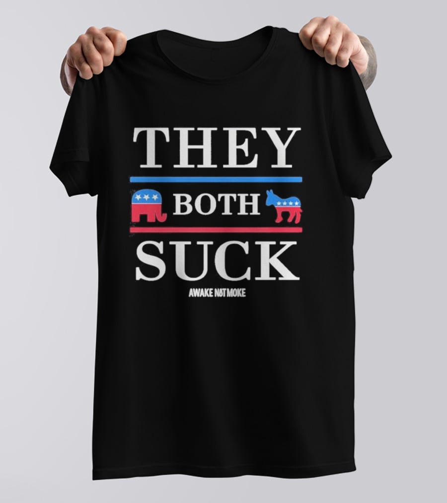 They Both Suck Elephant Donkey Awake Not Moke T-Shirt