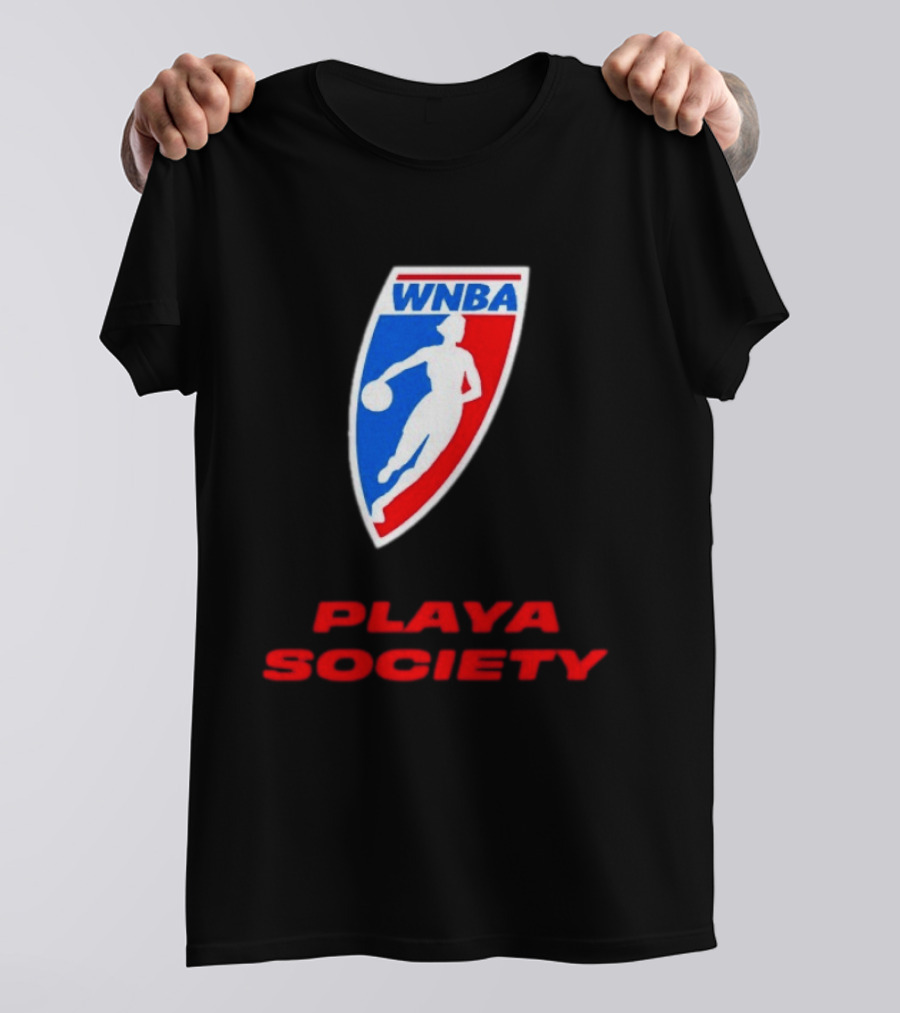 WNBA Playa Society Women's National Basketball Association T-Shirt