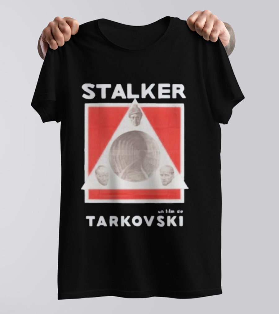 Stalker Film Tarkovski Triangular Faces T-Shirt