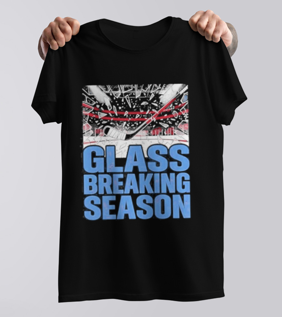 Colorado Avalanche Glass Breaking Season T-Shirt