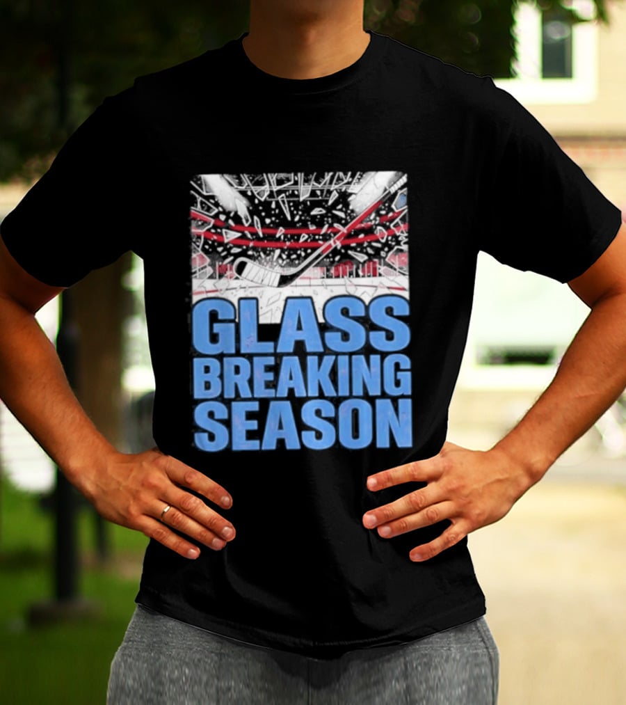 Colorado Avalanche Glass Breaking Season T-Shirt