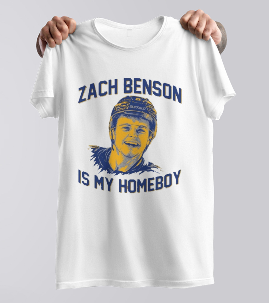 Zach Benson Is My Homeboy Buffalo Hockey Fan T-Shirt