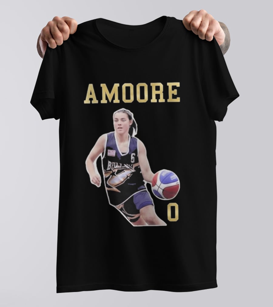 Amoore Bulls Basketball Player Jersey Number 0 T-Shirt