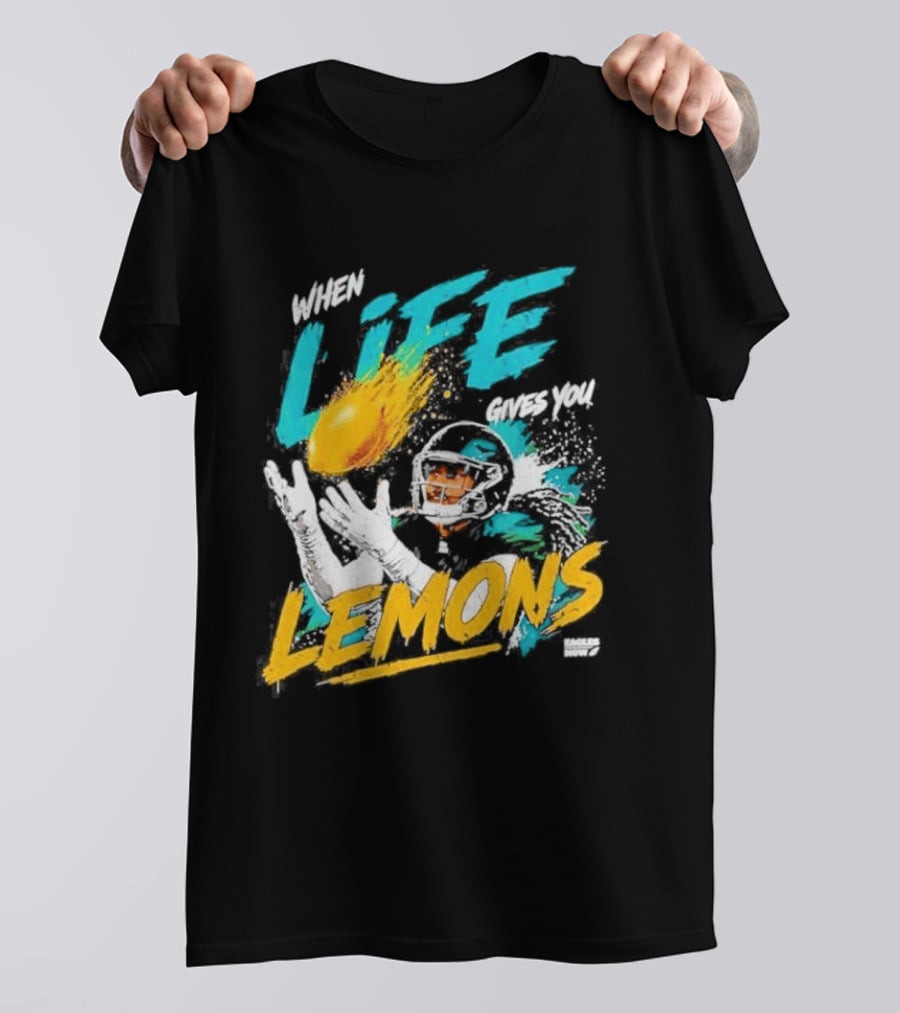Philadelphia Eagles When Life Gives You Lemons Football Makai Lemon T-Shirt