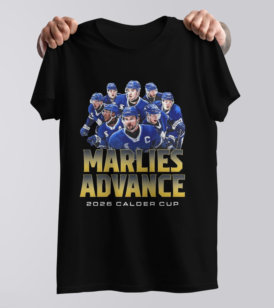 Marlies Advance 2026 Calder Cup Victory Toronto Hockey Team T-Shirt