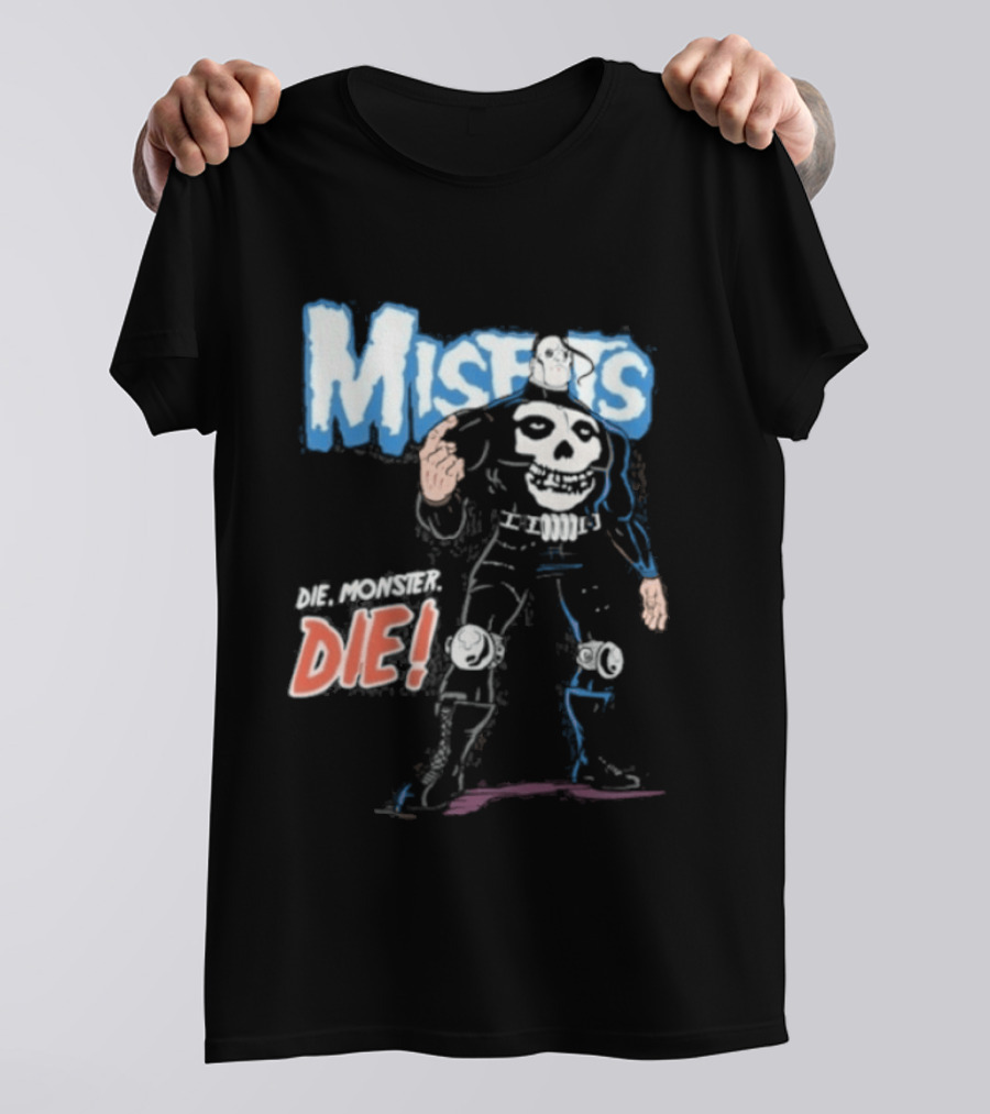 Misfits Die Die My Darling Skeleton Warrior T-Shirt