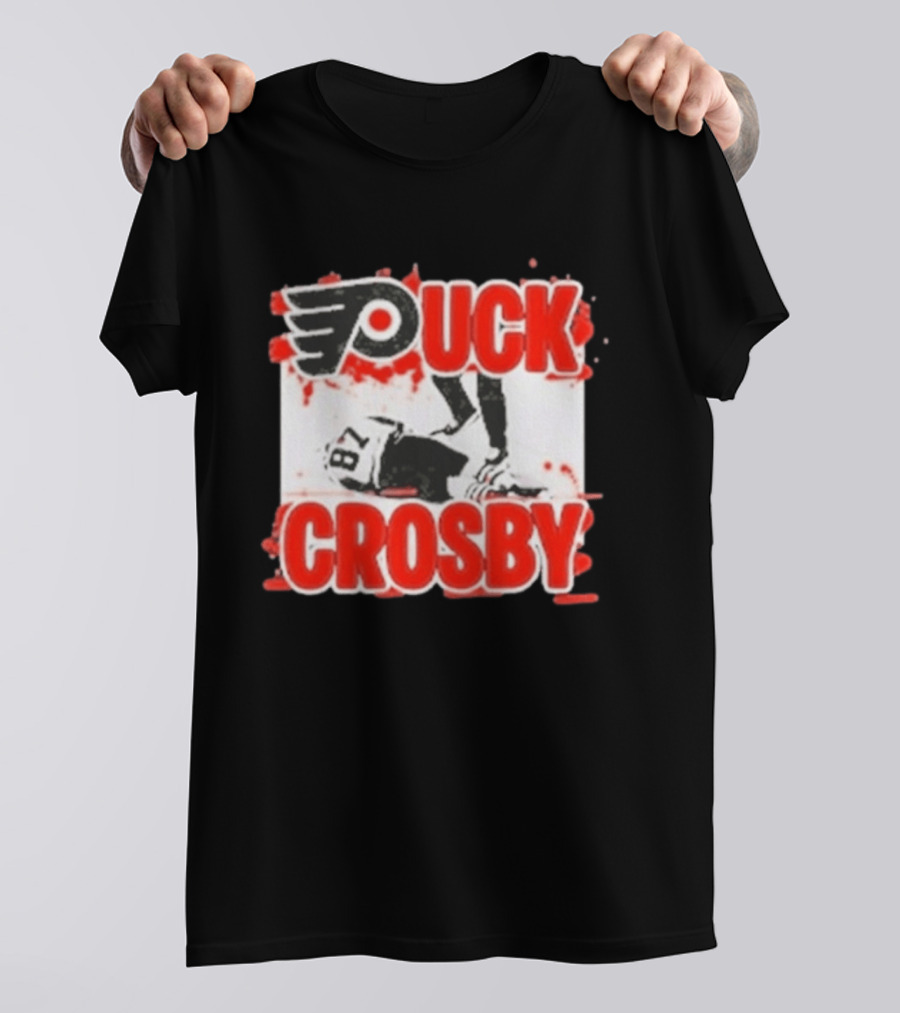 Puck Crosby Philadelphia Flyers Hockey 87 2026 T-Shirt
