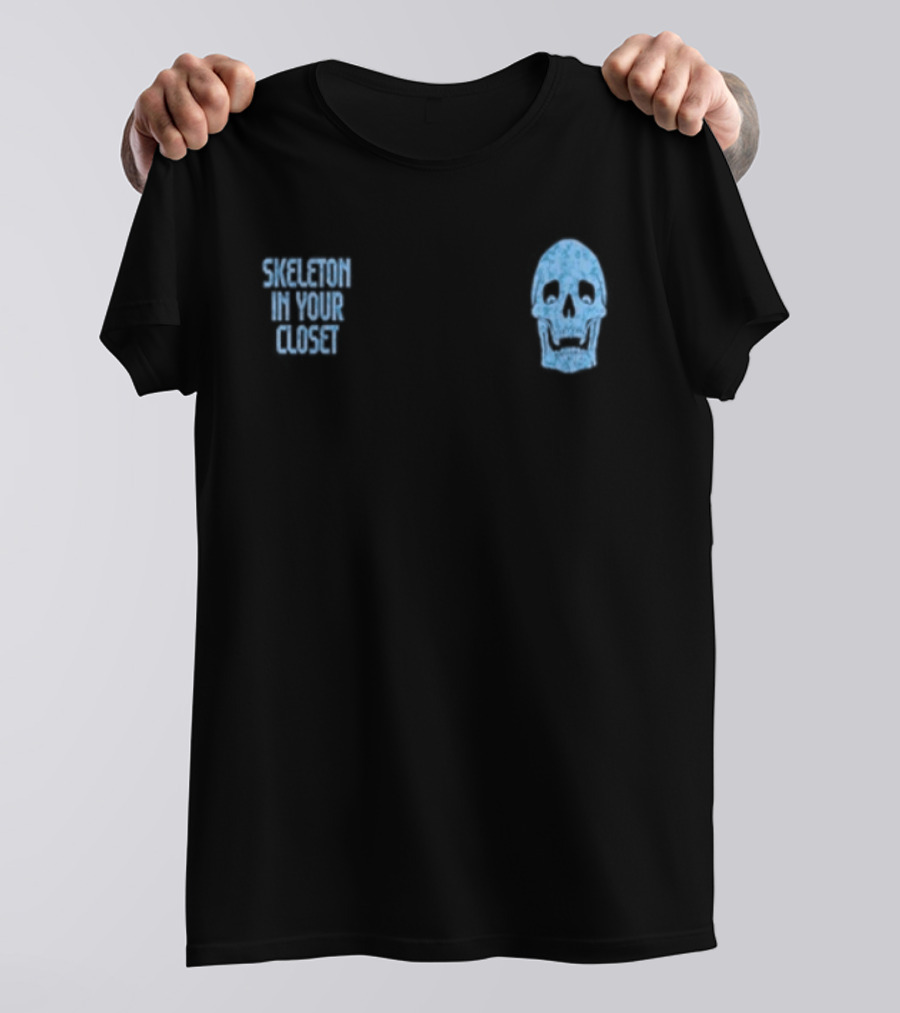 Skeleton In Your Closet Llof Blue Skull T-Shirt