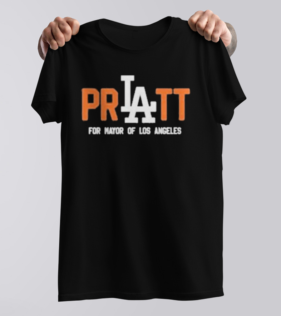 PRATT For Mayor Of Los Angeles LA Election Campaign T-Shirt