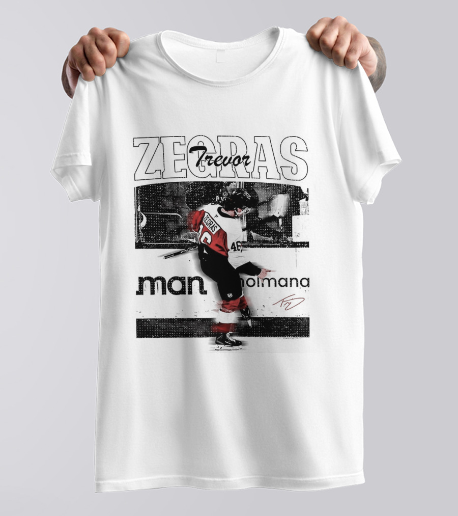 Zegras Trevor Holmana Philadelphia Flyers Hockey T-Shirt