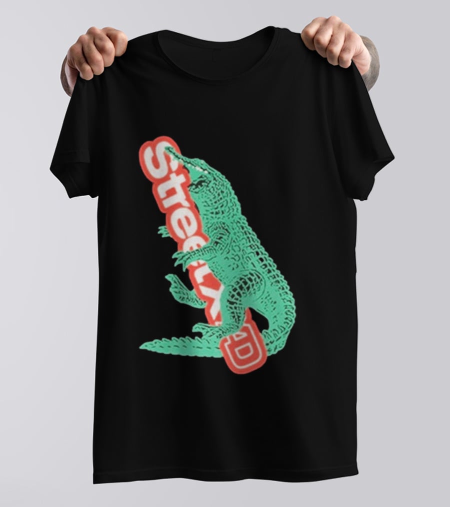 StreetxAD Basilik Gator Vintage Crocodile T-Shirt