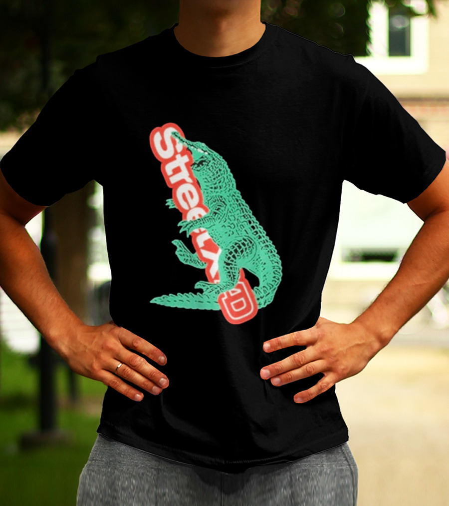 StreetxAD Basilik Gator Vintage Crocodile T-Shirt