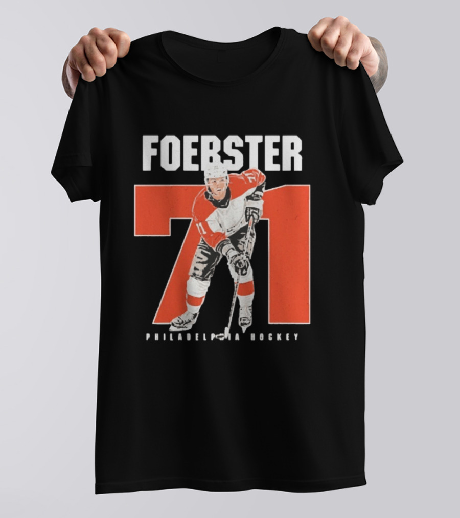 Tyson Foerster 71 Philadelphia Hockey Flyers T-Shirt