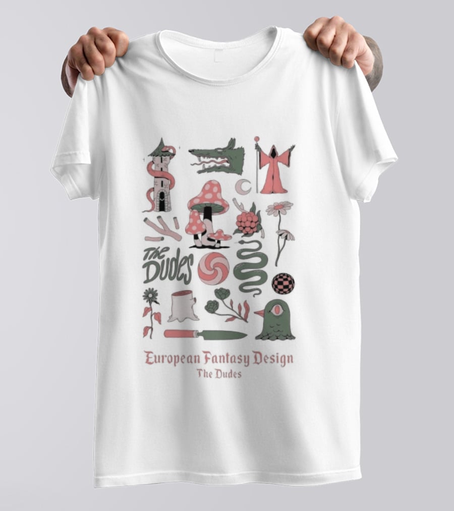 Astrofat Fantasy The Dudes European Imagery Collection T-Shirt