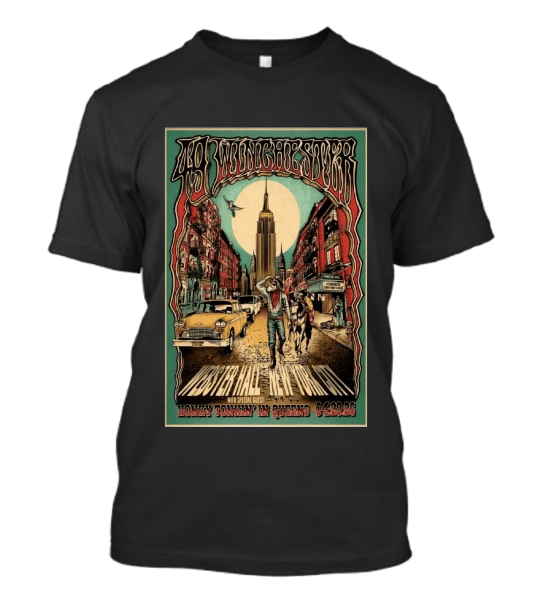 49 Winchester Webster Hall NYC April 29 2026 Honky Tonkin' En Queens Concert T-Shirt