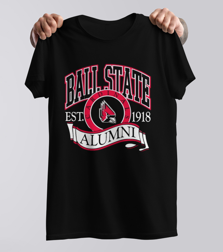 Ball State University Alumni Est. 1918 Cardinal T-Shirt