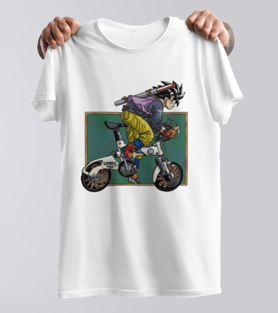 Dragon Ball Z Goku Limited Edition Cycling 34 Capsule Corp T-Shirt