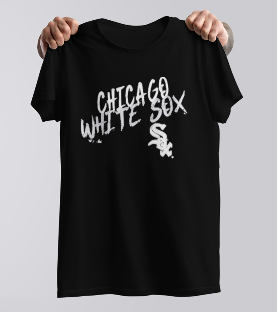 Chicago White Sox White Sox Hustle Script Style Team Spirit T-Shirt