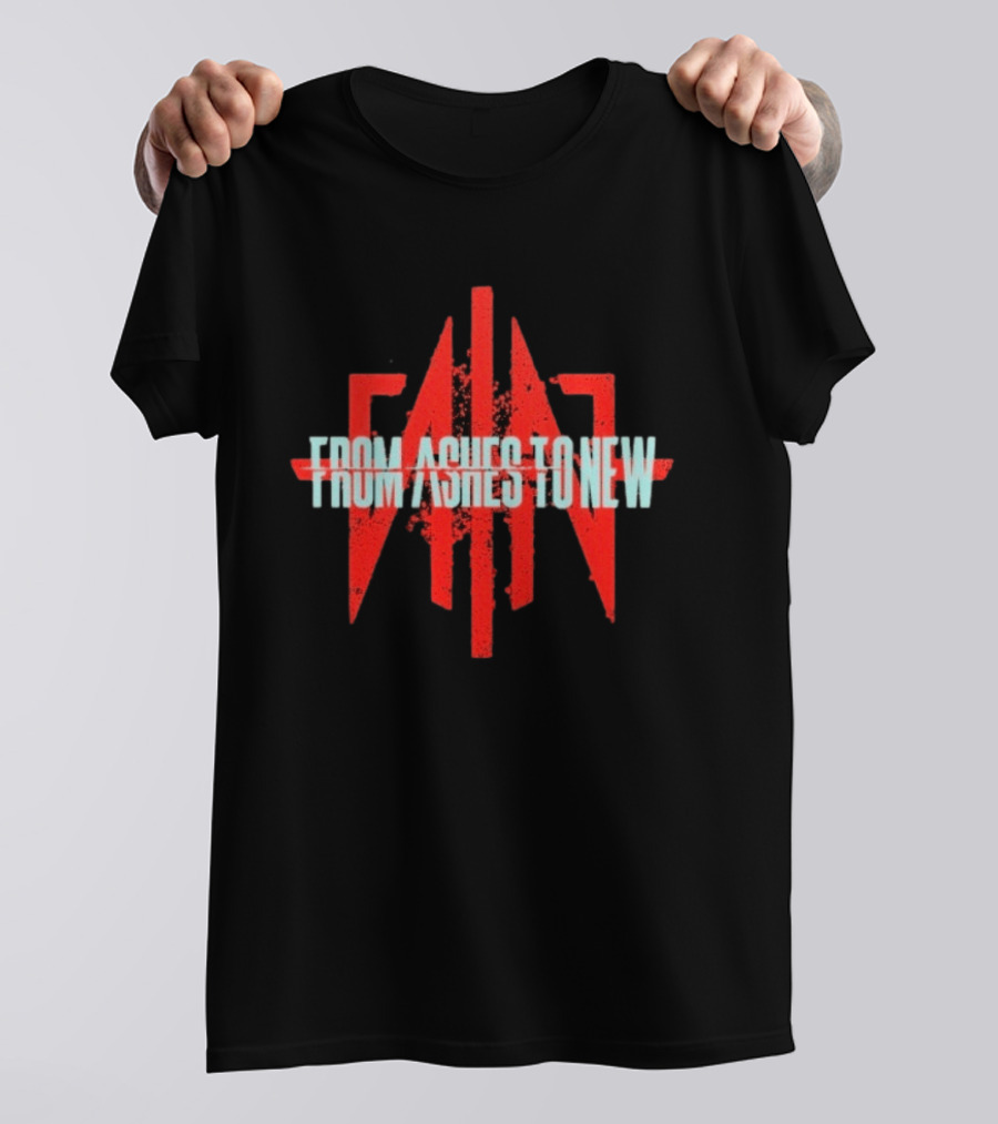 From Ashes To New FAN Symbol Red And White T-Shirt