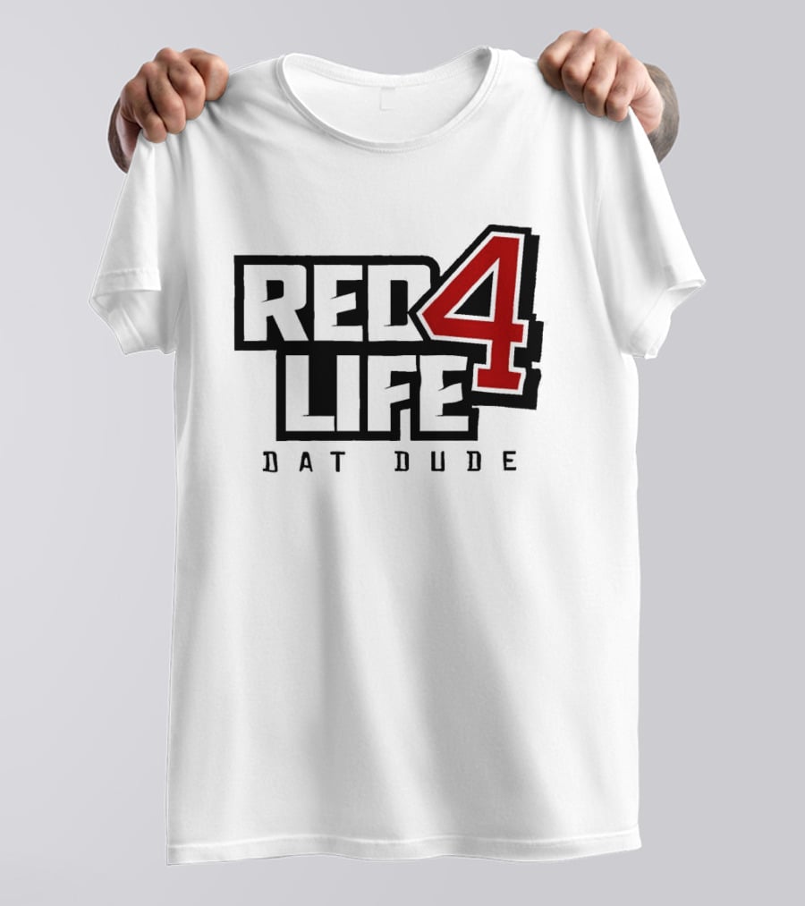 Red4Life Bat Dude Cincinnati Reds Baseball Fan Spirit T-Shirt