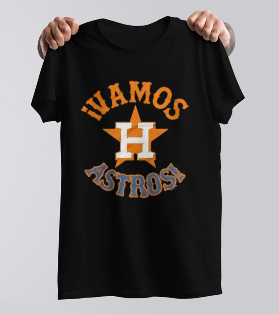 Houston Astros Vamos Astros MLB Star Logo Team Spirit T-Shirt
