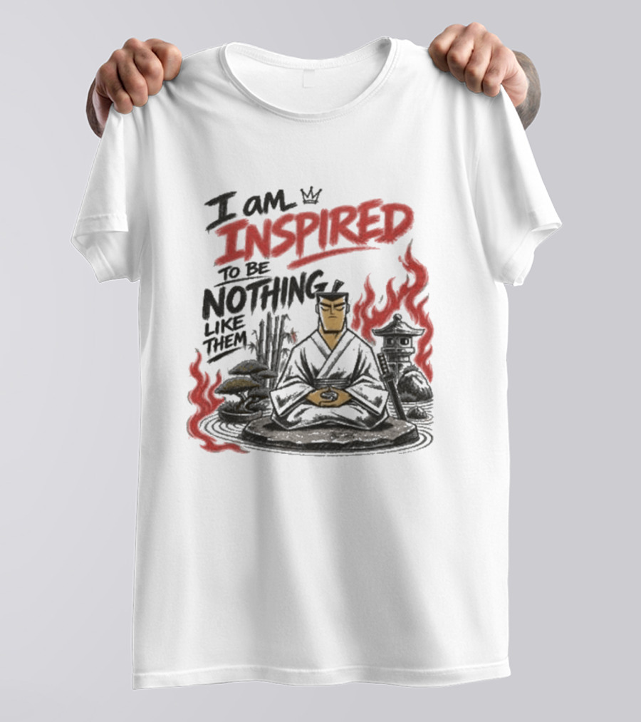 I Am Inspired To Be Nothing Like Them Third Eye Kingdom Be Different T-Shirt