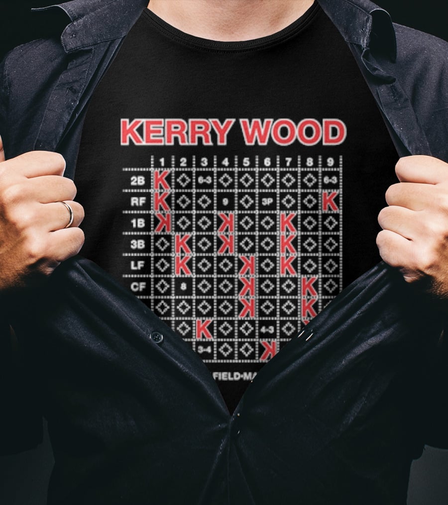 Kerry Wood 20 Strikeouts May 6 1998 Scorecard T-Shirt