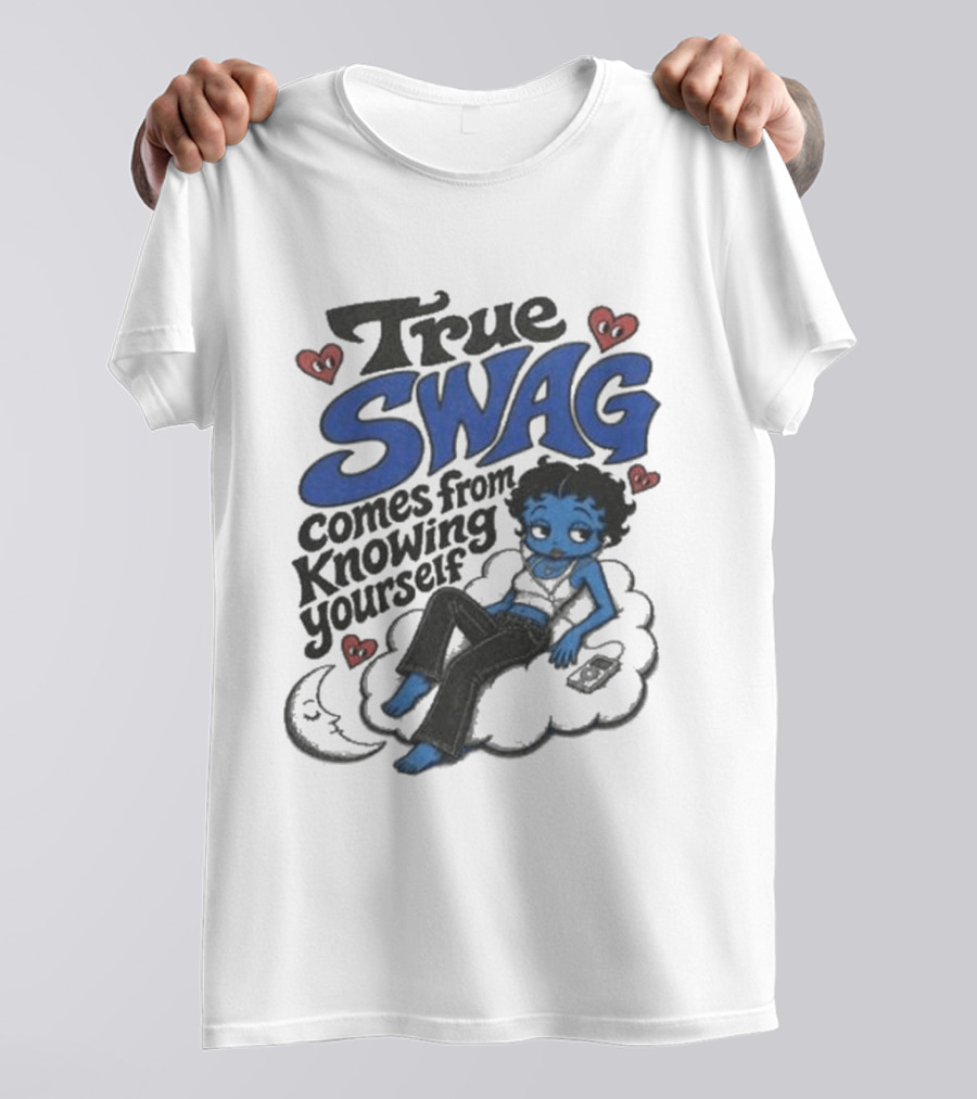 True Swag Comes From Knowing Yourself Third Eye Kingdom Self Knowledge T-Shirt