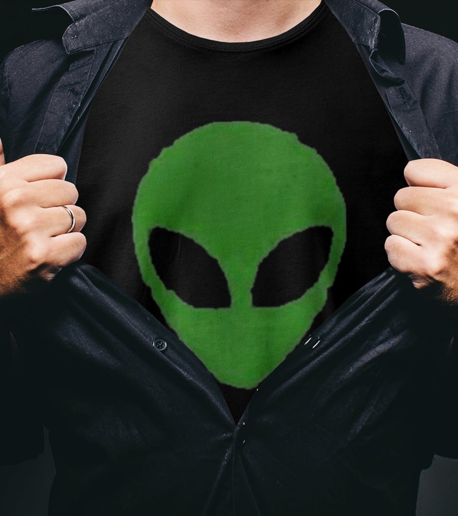 Margo Millet Alien Green Face Money Troubles T-Shirt