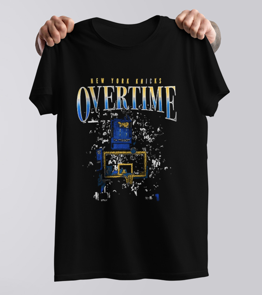 New York Knicks Overtime Basketball Court T-Shirt