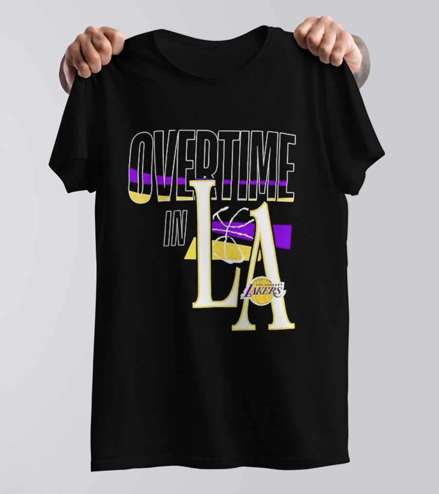 Overtime In LA Lakers Basketball T-Shirt