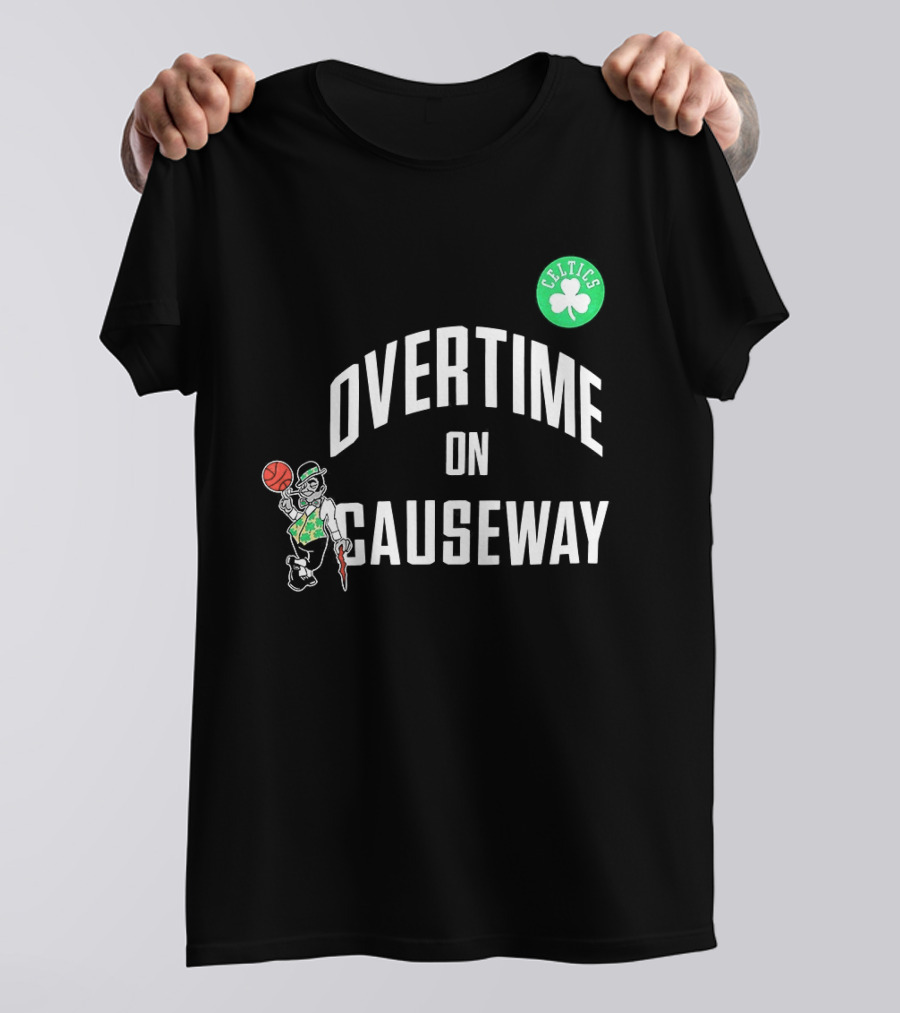 Boston Celtics Overtime On Causeway NBA Team T-Shirt