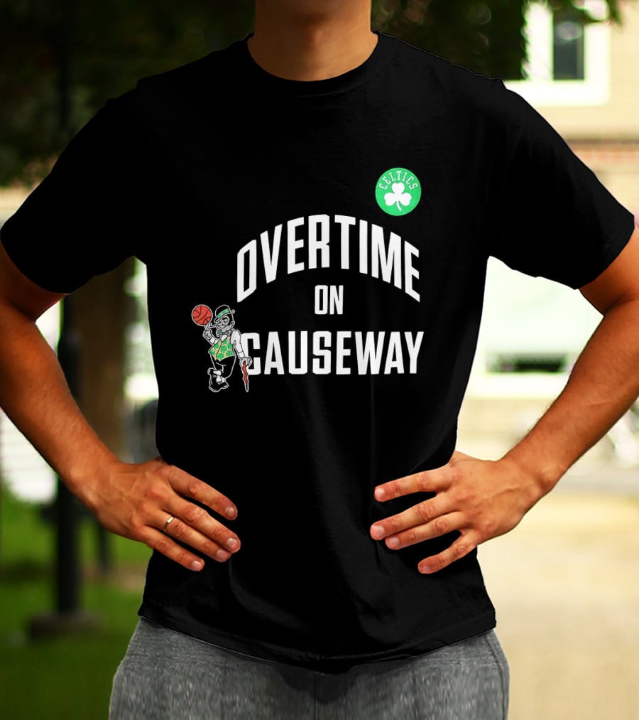 Boston Celtics Overtime On Causeway NBA Team T-Shirt
