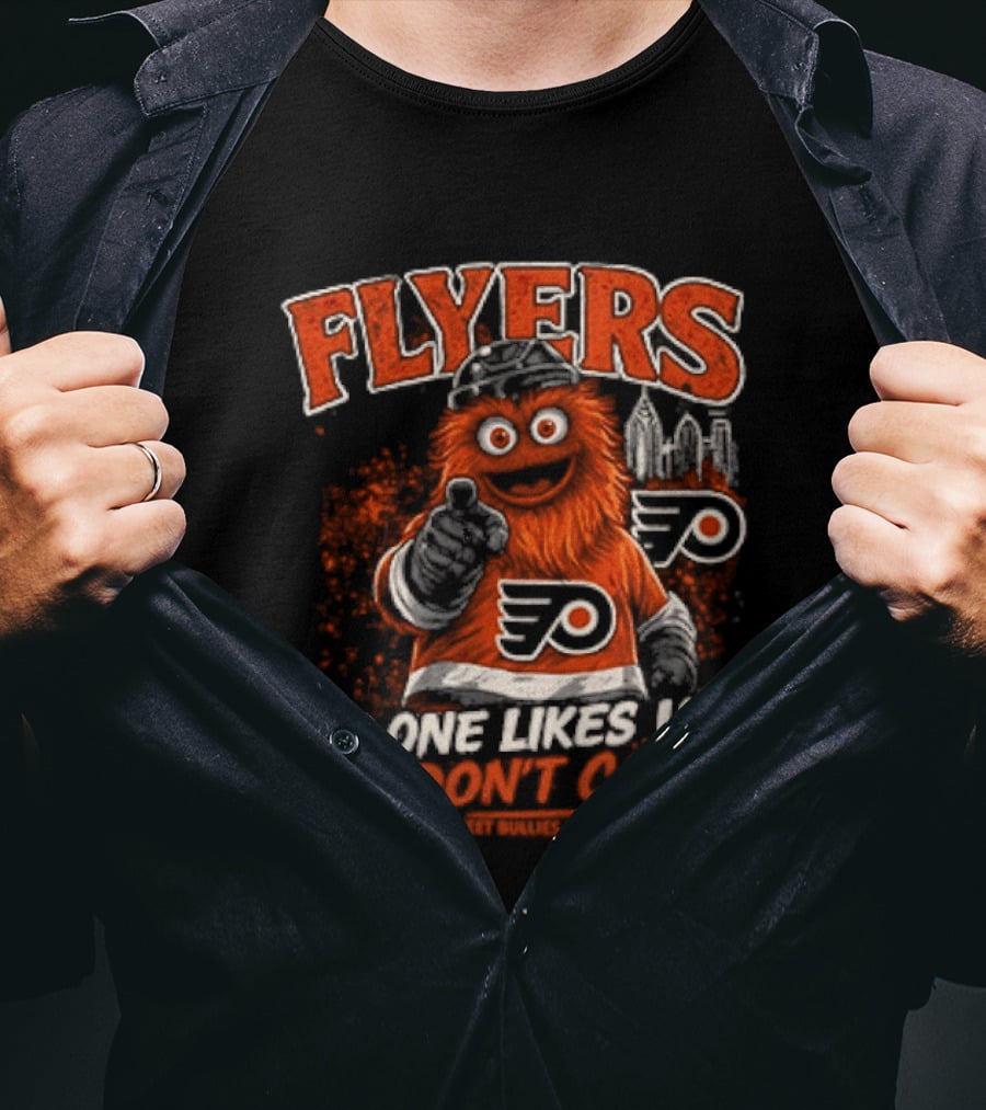 Philadelphia Flyers Gritty No One Likes Us We Don't Care T-Shirt