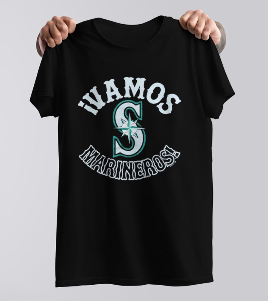 ¡Vamos Marineros! Seattle Mariners MLB Enthusiasts Gear T-Shirt