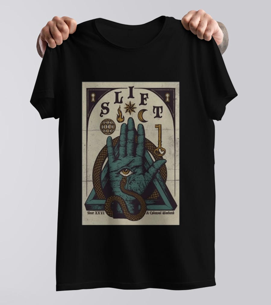 Slift Year XXVI A Colossal Weekend Key T-Shirt