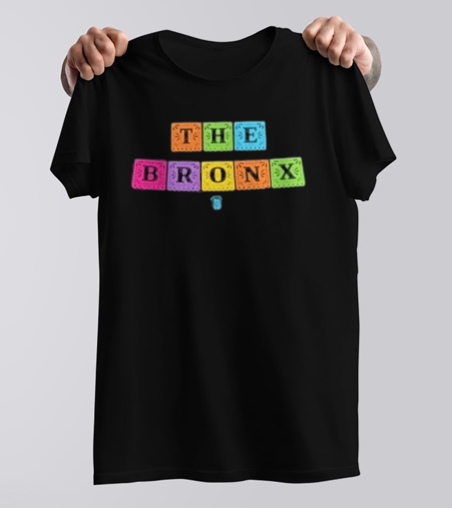 The Bronx Cinco De Mayo Exclusive Enzyme Colorful Block Letters T-Shirt