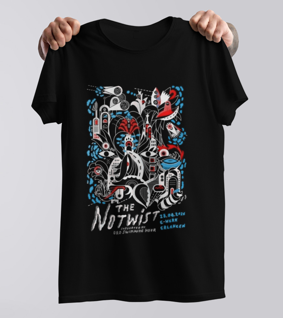 The Notwist April 28 2026 Erlangen Germany Blossoms And Architecture T-Shirt